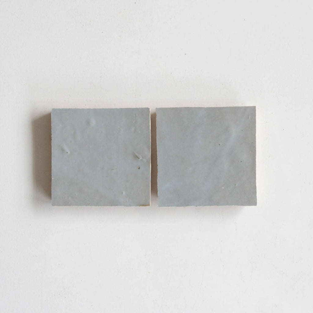 Moroccan Zellige Square Duck Egg Blue by Tiles of Ezra
