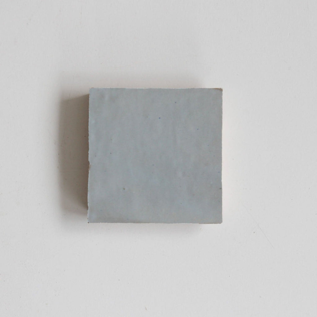 Moroccan Zellige Square Duck Egg Blue by Tiles of Ezra