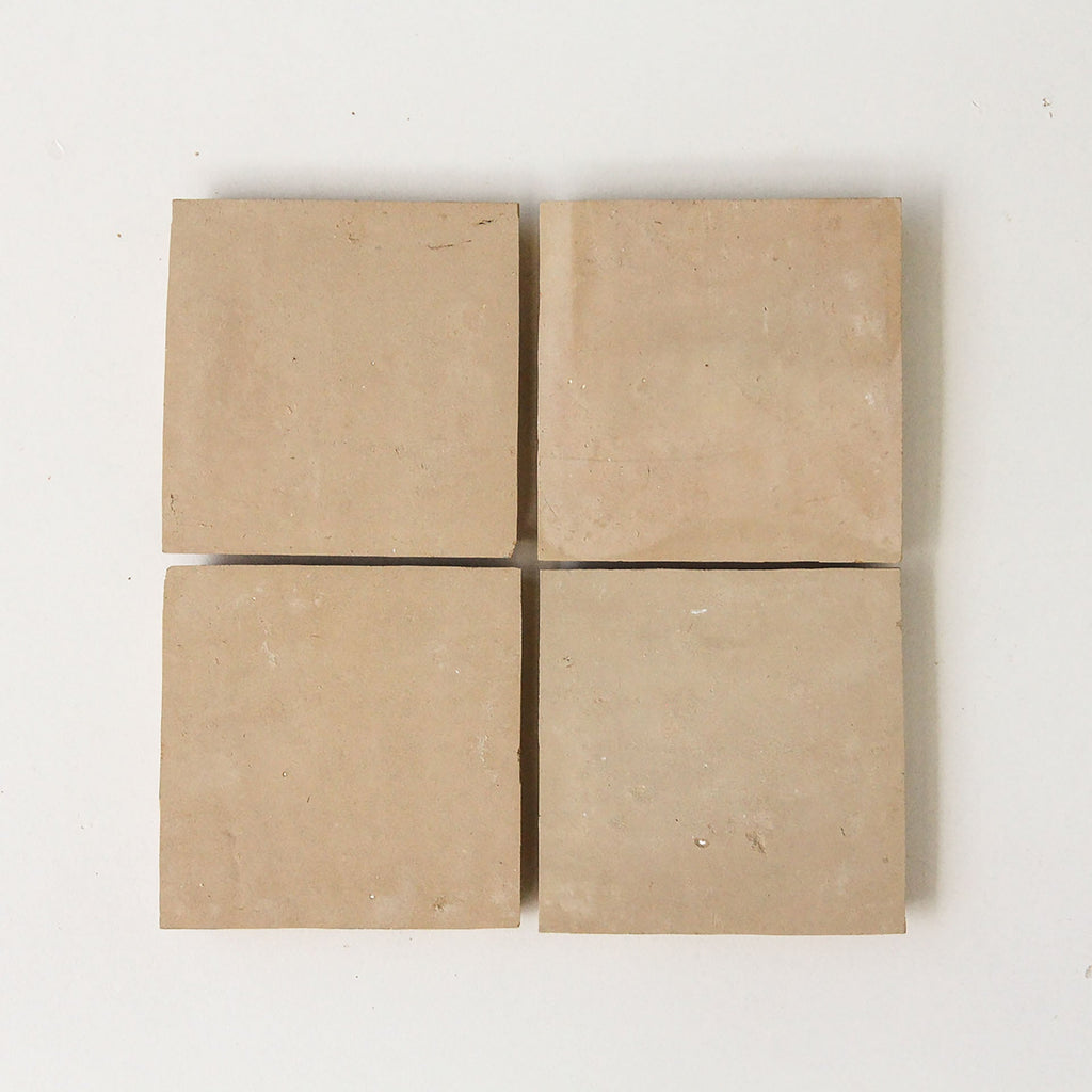 Moroccan Zellige Square Clay by Tiles of Ezra