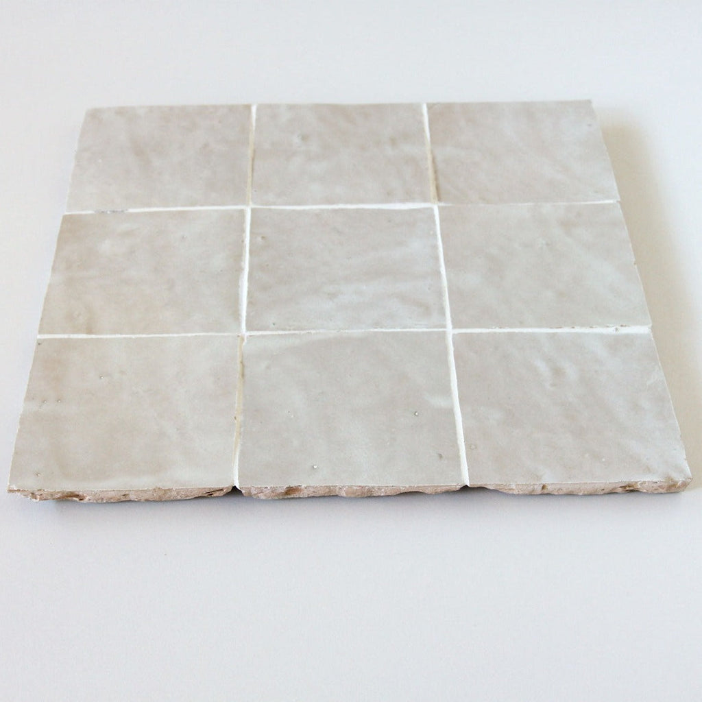 Moroccan Zellige Square Dust by Tiles of Ezra