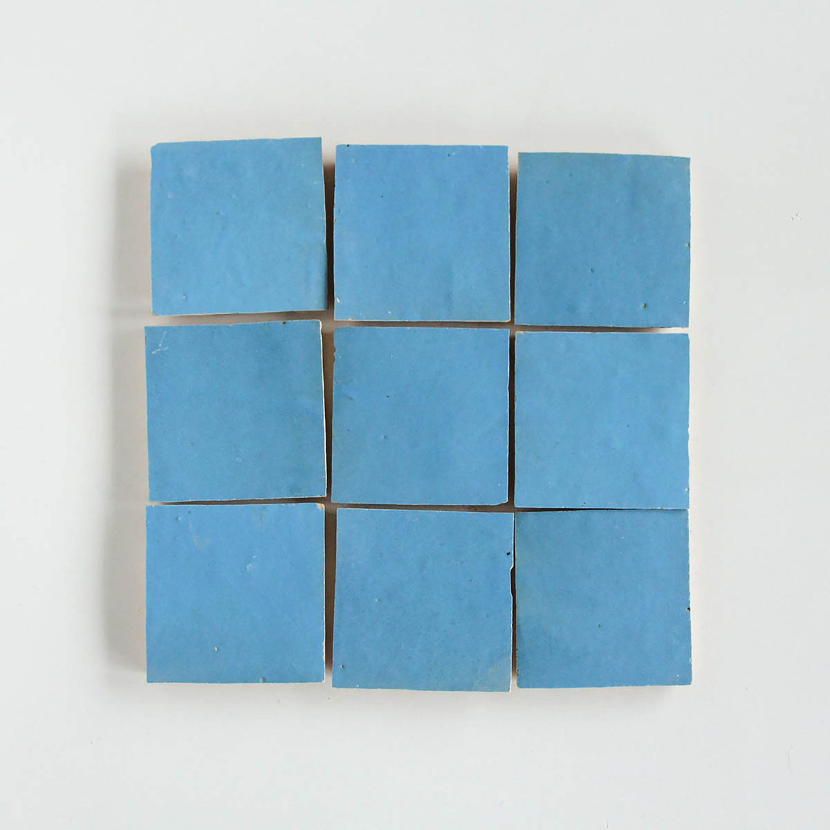 Moroccan Zellige Square Teal by Tiles of Ezra