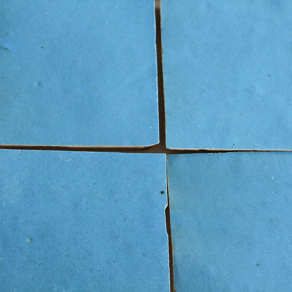 Moroccan Zellige Square Teal by Tiles of Ezra