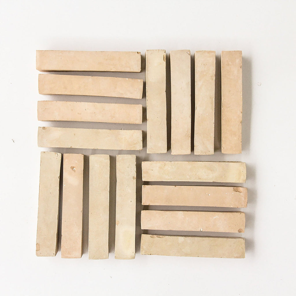 Moroccan Zellige Skinny Bejmat Clay by Tiles of Ezra