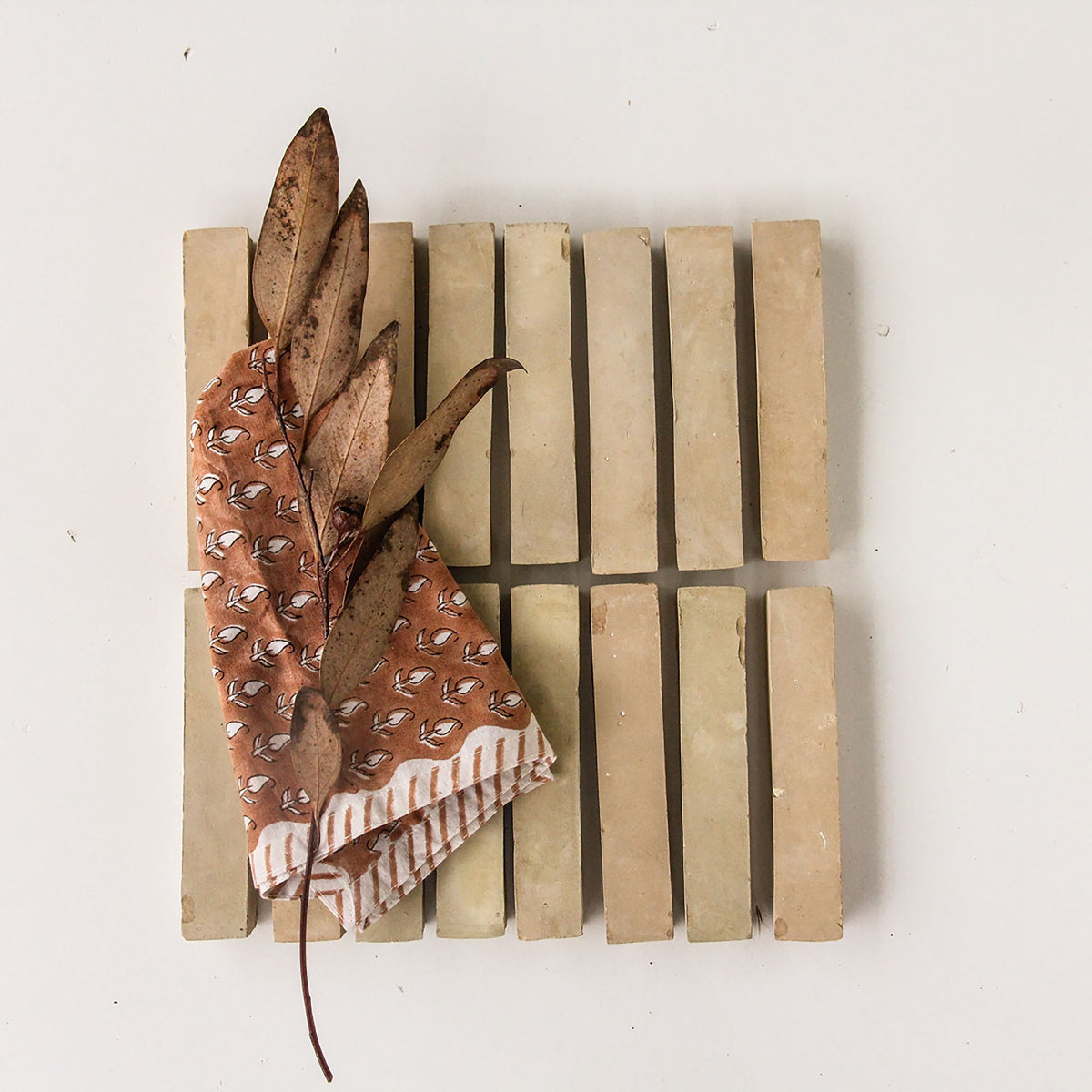 Moroccan Zellige Skinny Bejmat Clay by Tiles of Ezra