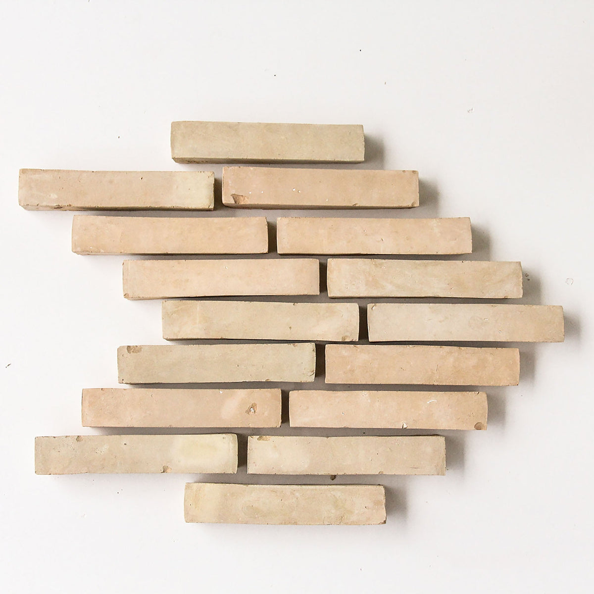 Moroccan Zellige Skinny Bejmat Clay by Tiles of Ezra