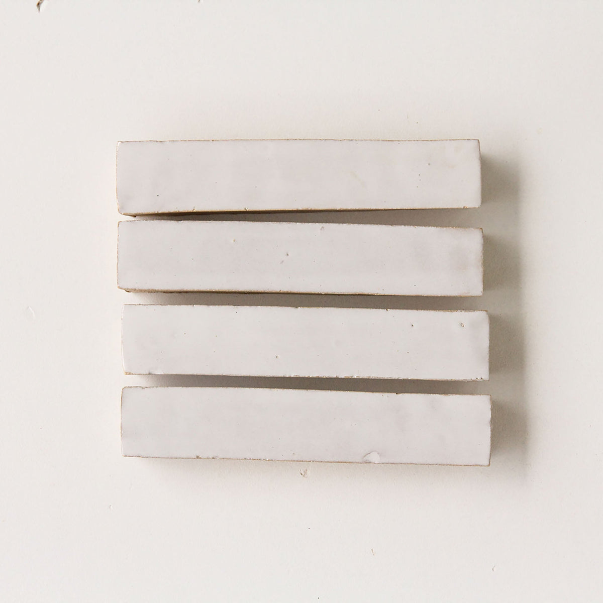 Moroccan Zellige Skinny Bejmat Snow by Tiles of Ezra