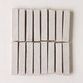Moroccan Zellige Skinny Bejmat Snow by Tiles of Ezra