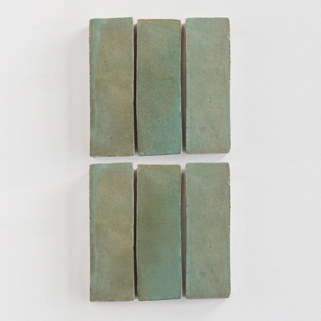Moroccan Zellige Thin Bejmat Avocado by Tiles of Ezra