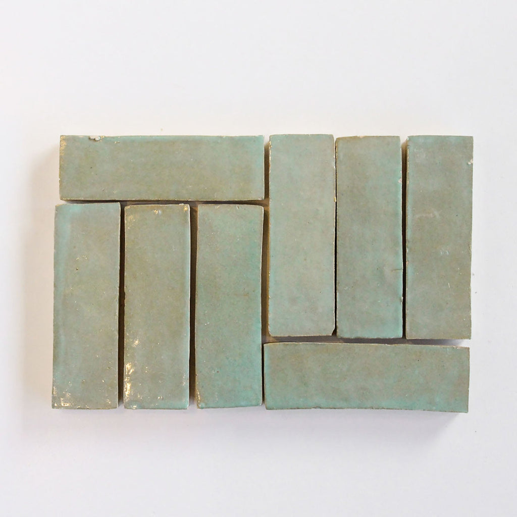 Moroccan Zellige Thin Bejmat Avocado by Tiles of Ezra