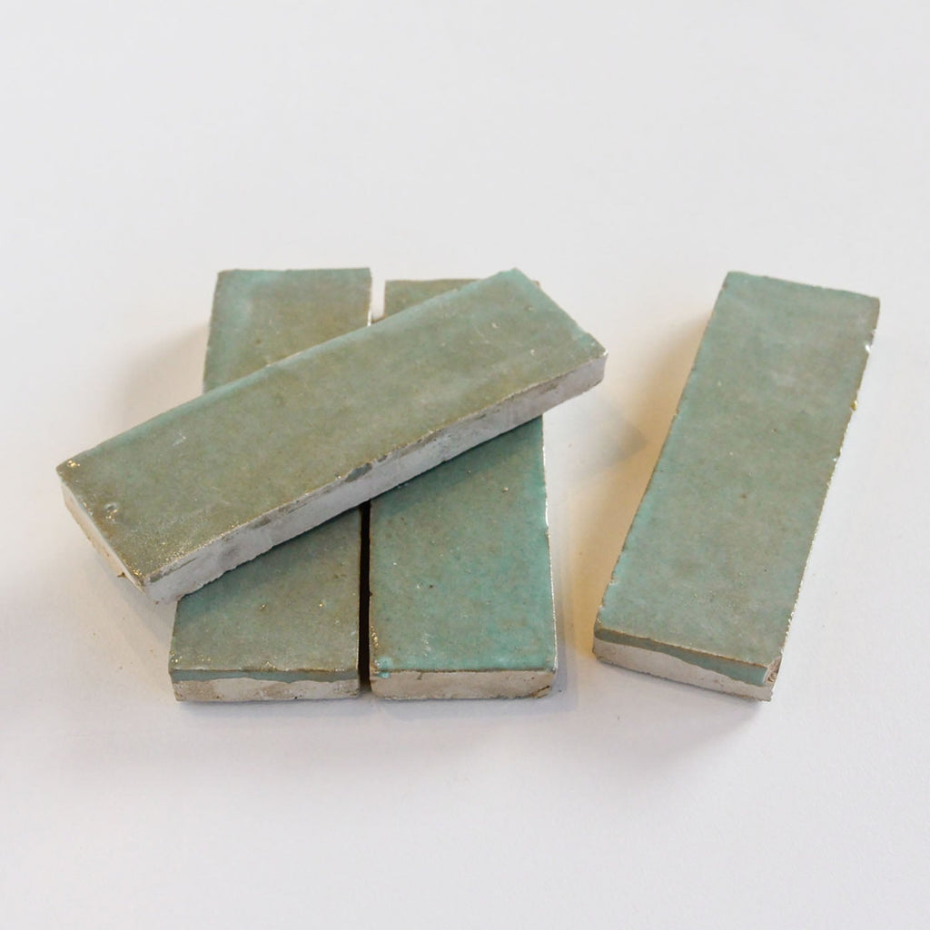 Moroccan Zellige Thin Bejmat Avocado by Tiles of Ezra