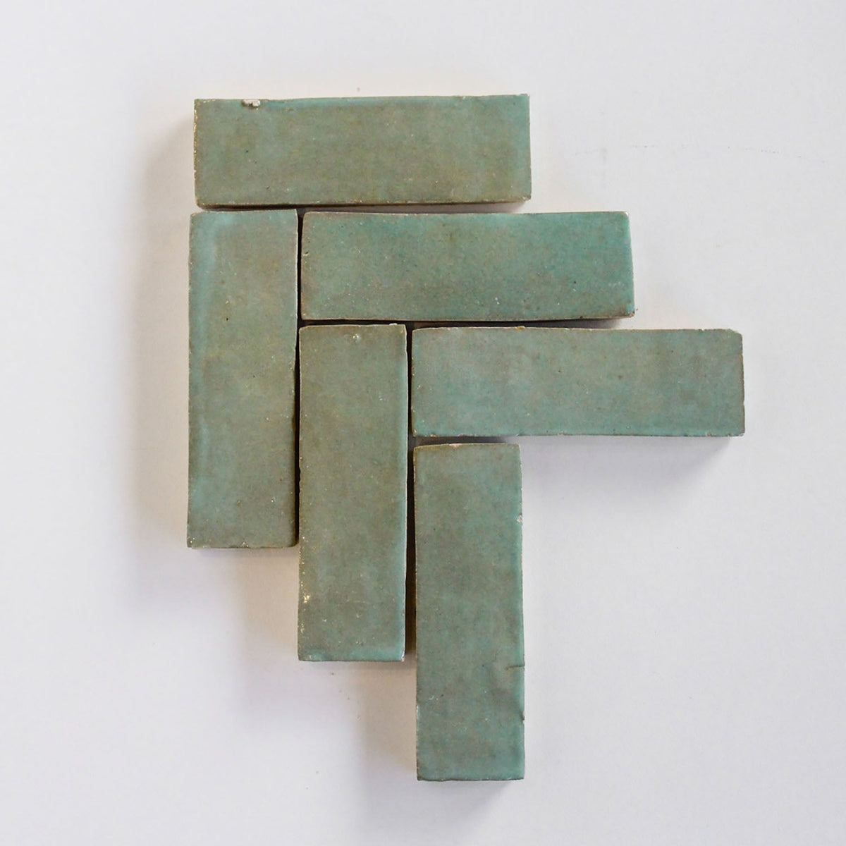 Moroccan Zellige Thin Bejmat Avocado by Tiles of Ezra