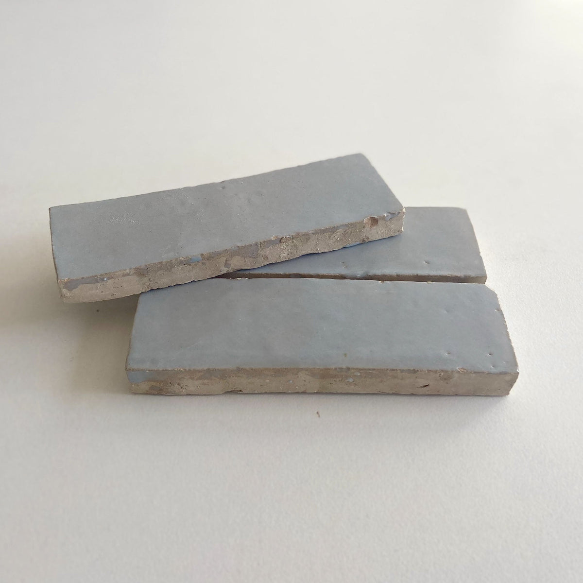 Moroccan Zellige Thin Bejmat Duck Egg Blue by Tiles of Ezra