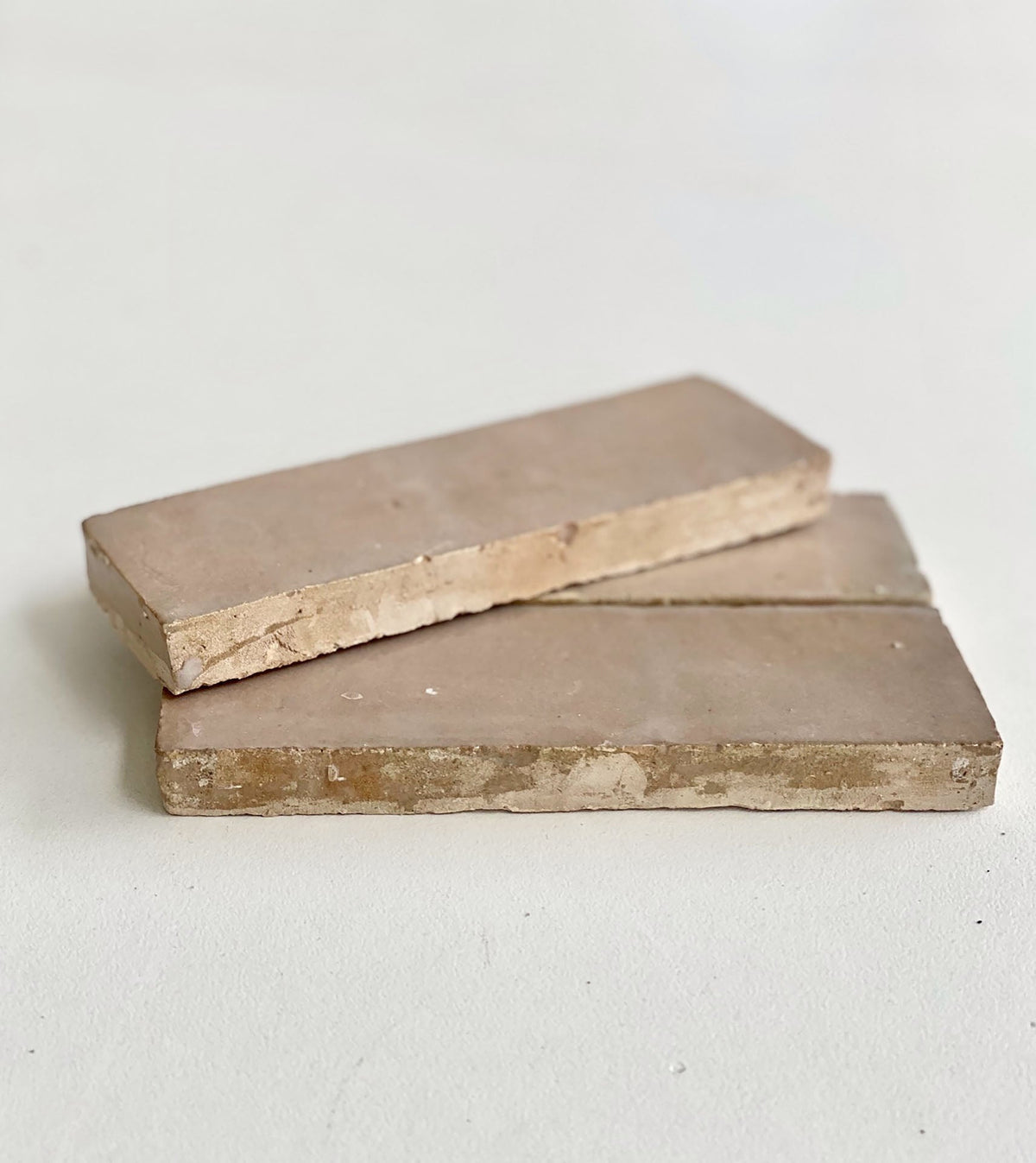 Moroccan Zellige Thin Bejmat Latte by Tiles of Ezra