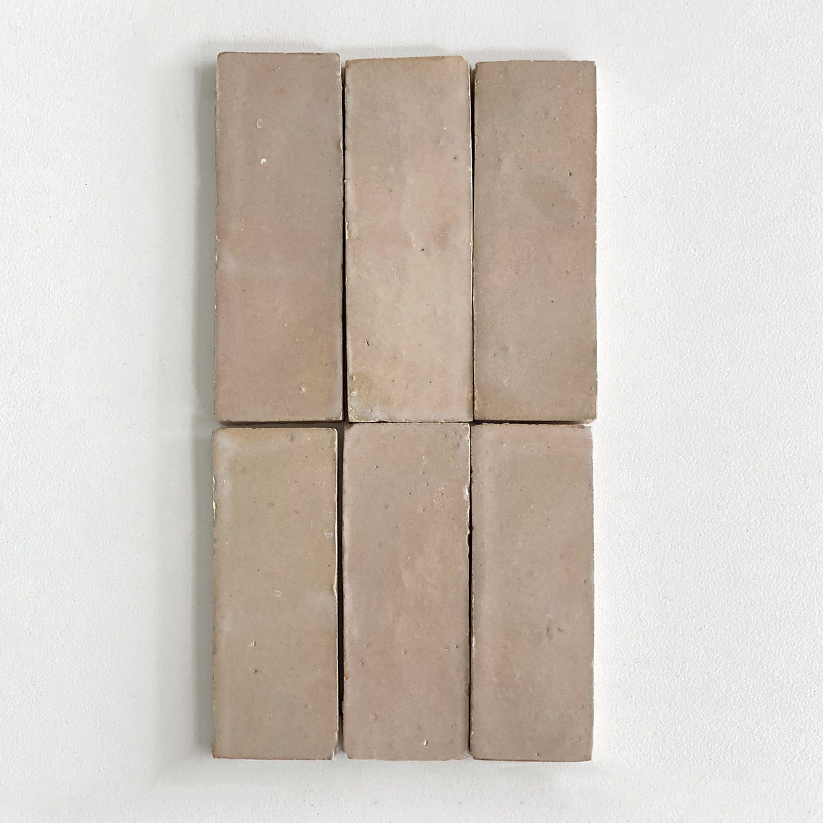 Moroccan Zellige Thin Bejmat Latte by Tiles of Ezra