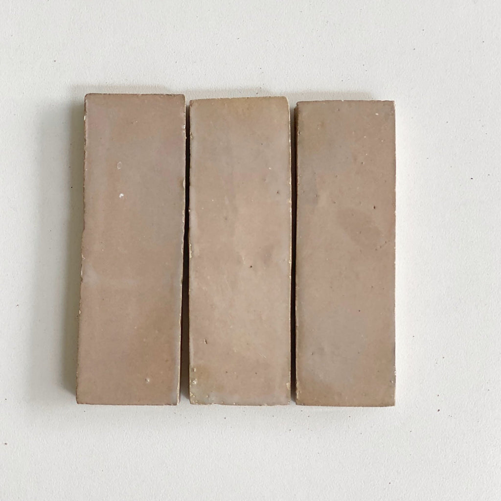 Moroccan Zellige Thin Bejmat Latte by Tiles of Ezra