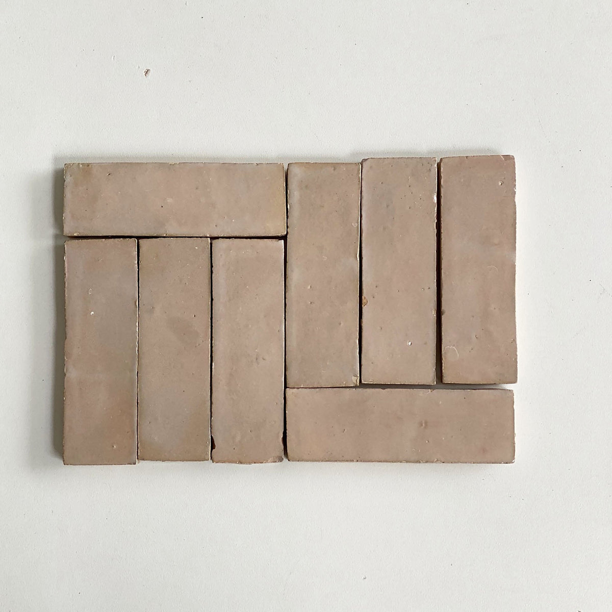 Moroccan Zellige Thin Bejmat Latte by Tiles of Ezra