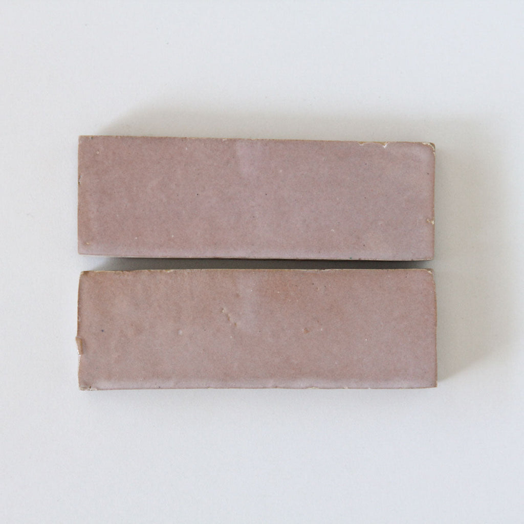Moroccan Zellige Thin Bejmat Moroccan Pink by Tiles of Ezra