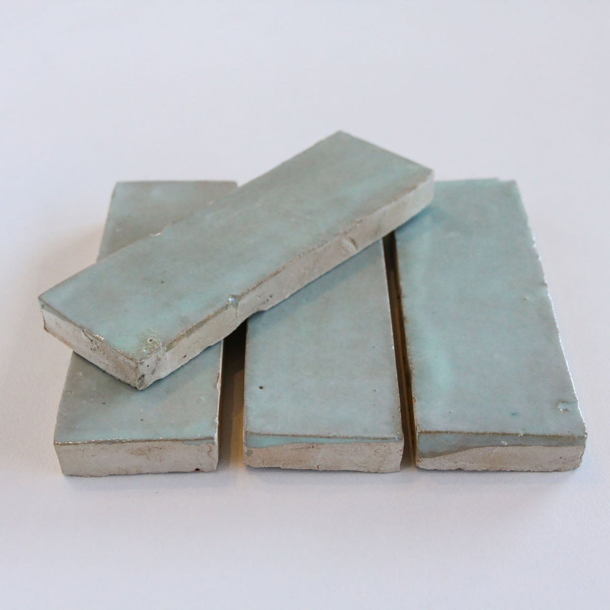 Moroccan Zellige Thin Bejmat Moss by Tiles of Ezra
