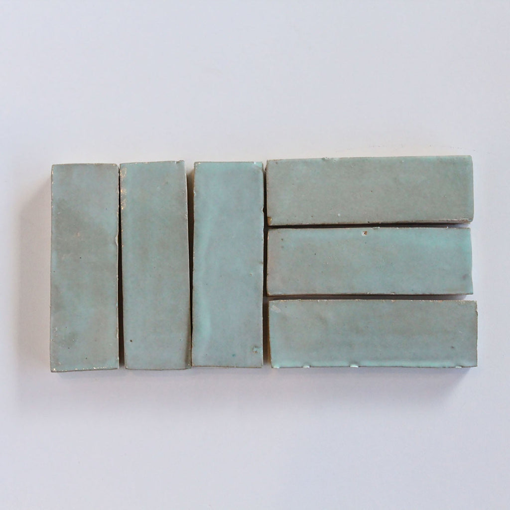 Moroccan Zellige Thin Bejmat Moss by Tiles of Ezra