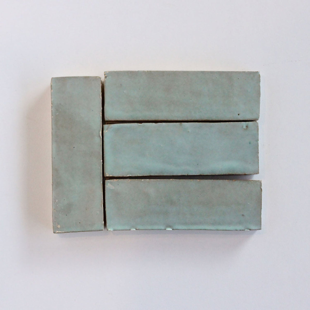 Moroccan Zellige Thin Bejmat Moss by Tiles of Ezra