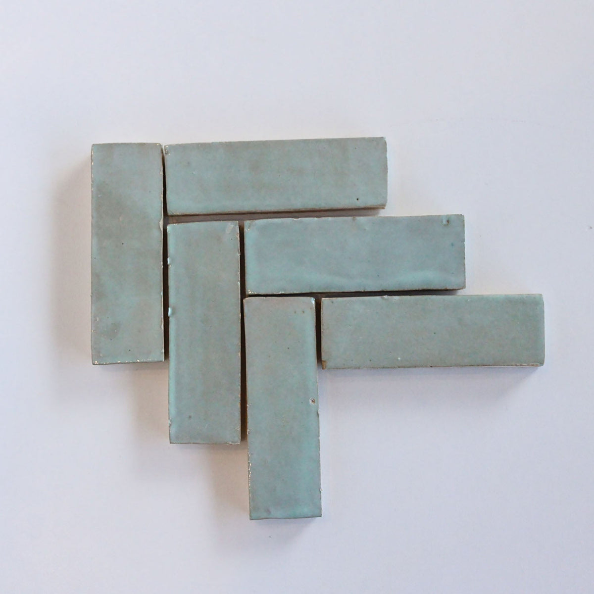 Moroccan Zellige Thin Bejmat Moss by Tiles of Ezra
