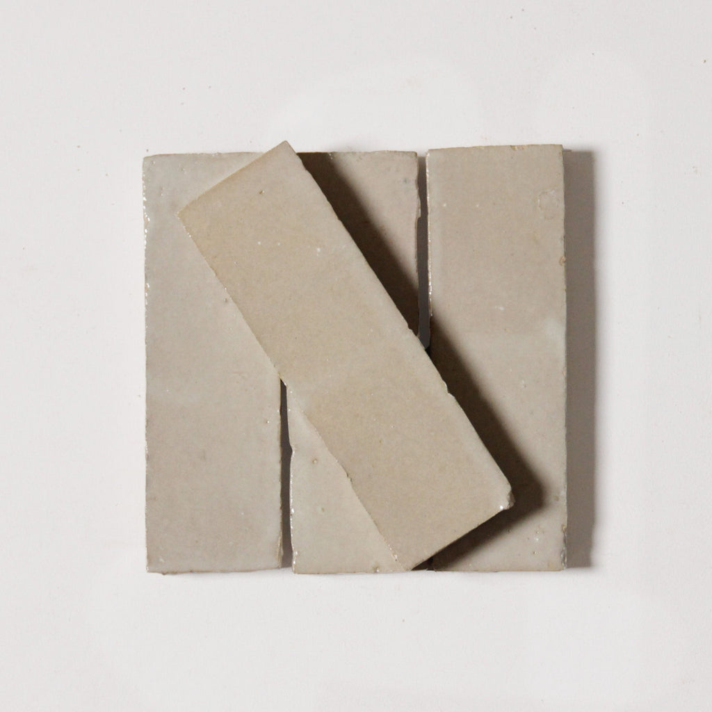 Moroccan Zellige Thin Bejmat Oat by Tiles of Ezra