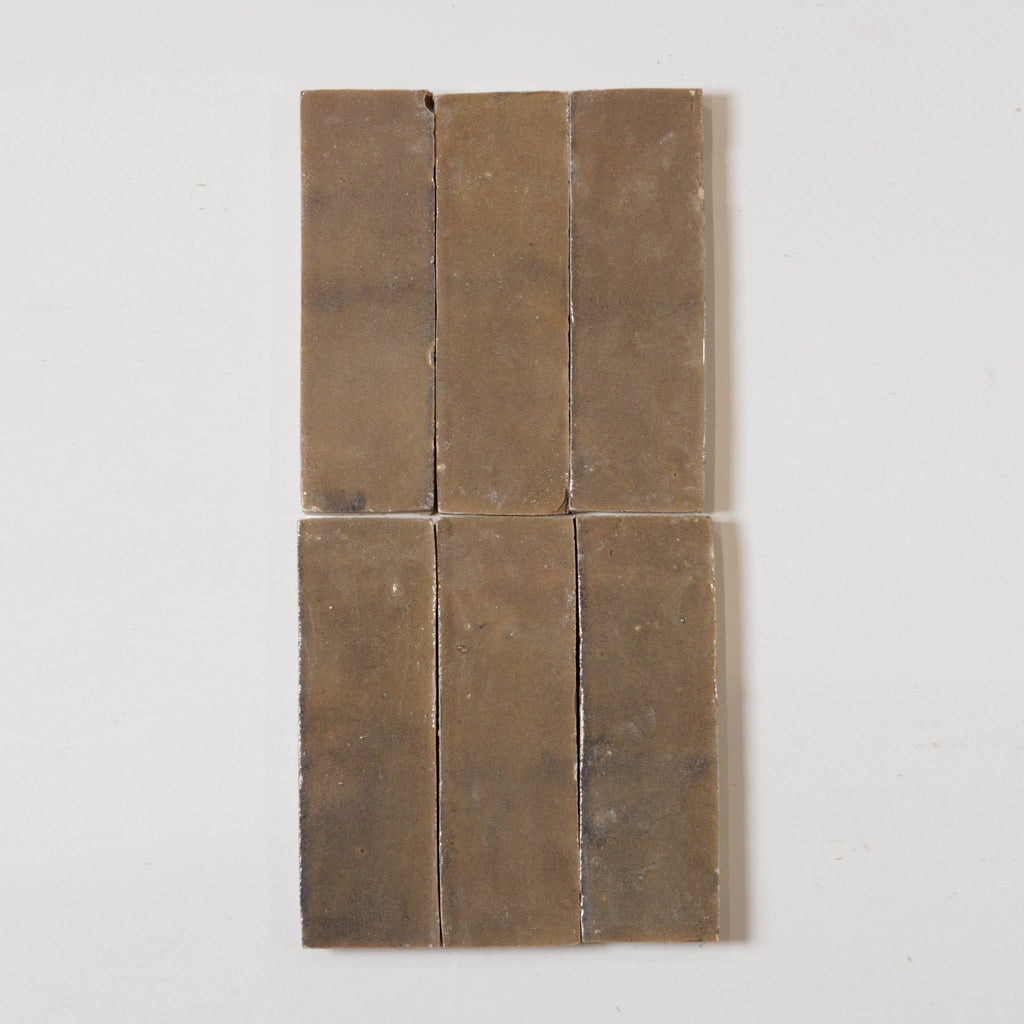 Moroccan Zellige Thin Bejmat Shiitake by Tiles of Ezra