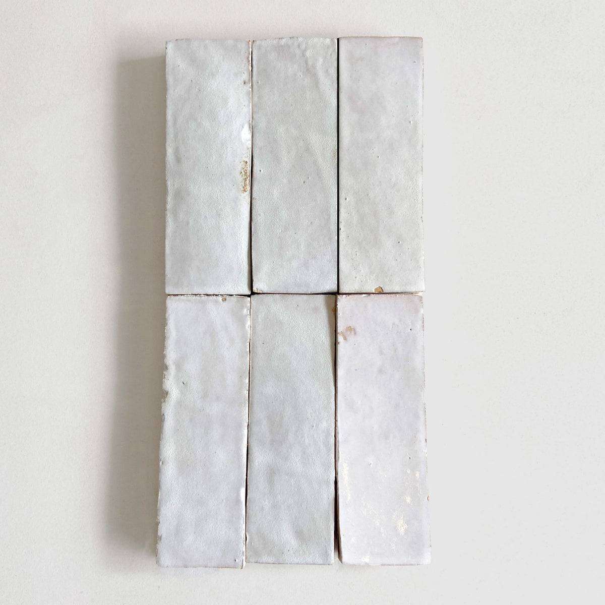 Moroccan Zellige Thin Bejmat Snow by Tiles of Ezra