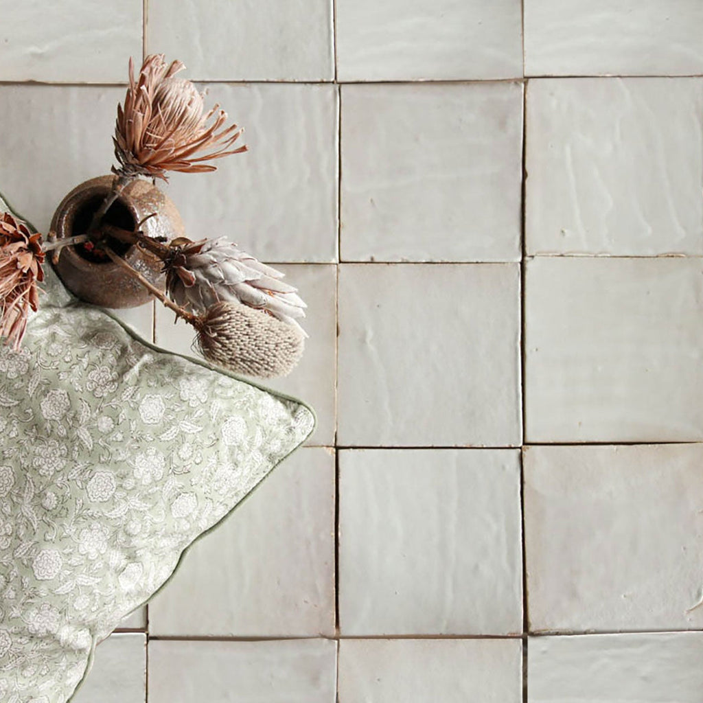 Moroccan Zellige Panel Dust by Tiles of Ezra
