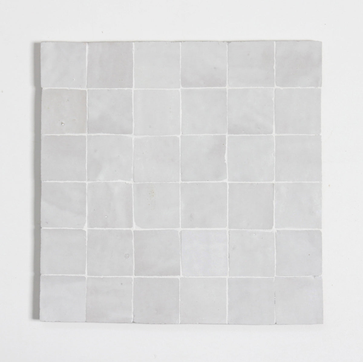 Moroccan Zellige Liston Mosaic Snow by Tiles of Ezra
