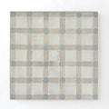 Moroccan Zellige Estela Mosaic Snow + Dust + Duck Egg Blue by Tiles of Ezra