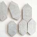 Moroccan Zellige Tesela Loose Loose: Snow by Tiles of Ezra