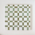 Moroccan Zellige Estela Mosaic Snow + Avocado by Tiles of Ezra