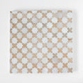 Moroccan Zellige Piazza Mosaic Snow + Clay by Tiles of Ezra