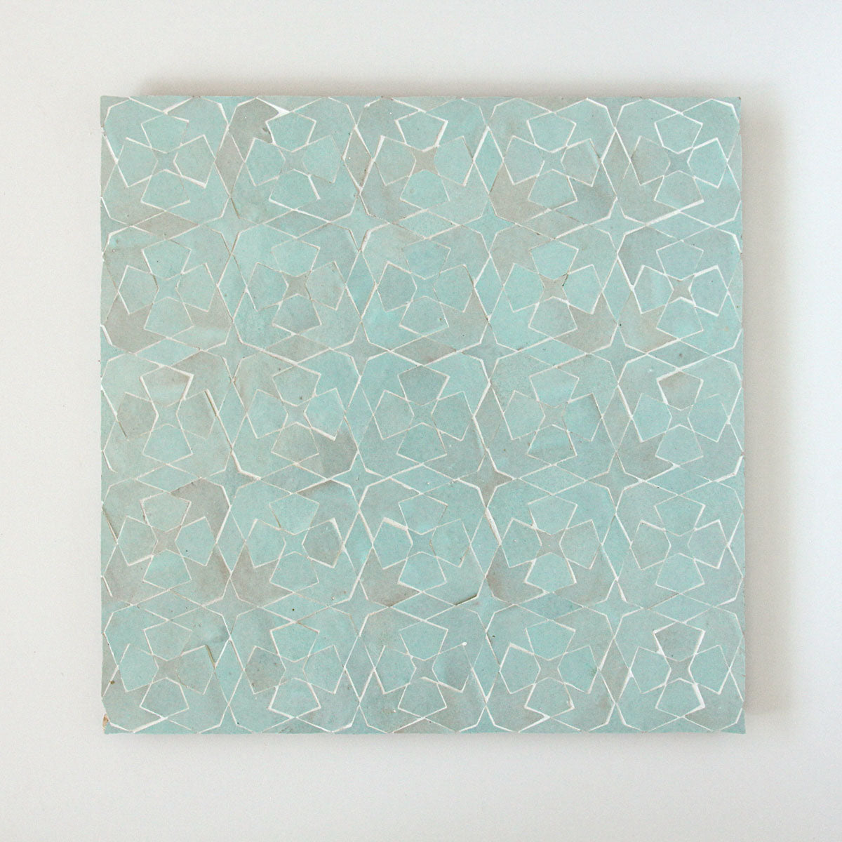 Moroccan Zellige Azahar Mosaic Moss by Tiles of Ezra