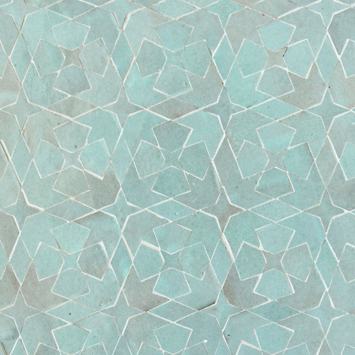 Moroccan Zellige Azahar Mosaic Moss by Tiles of Ezra