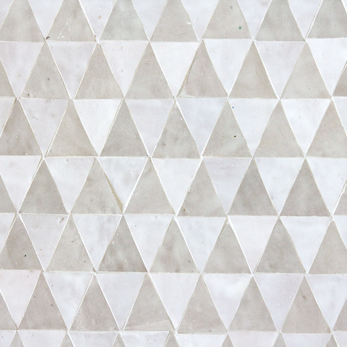 Moroccan Zellige Nerolia Mosaic Snow + Dust by Tiles of Ezra