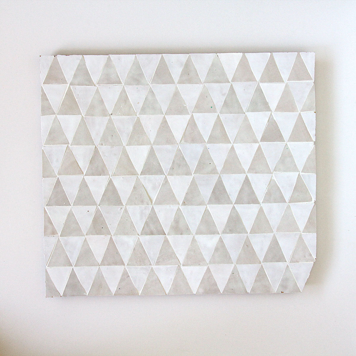 Moroccan Zellige Nerolia Mosaic Snow + Dust by Tiles of Ezra