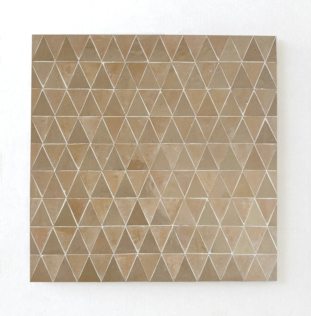 Moroccan Zellige Neroli Mosaic Clay + Latte by Tiles of Ezra