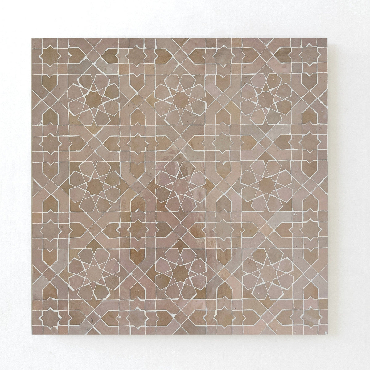 Moroccan Zellige Alcazar Mosaic Moroccan Pink by Tiles of Ezra