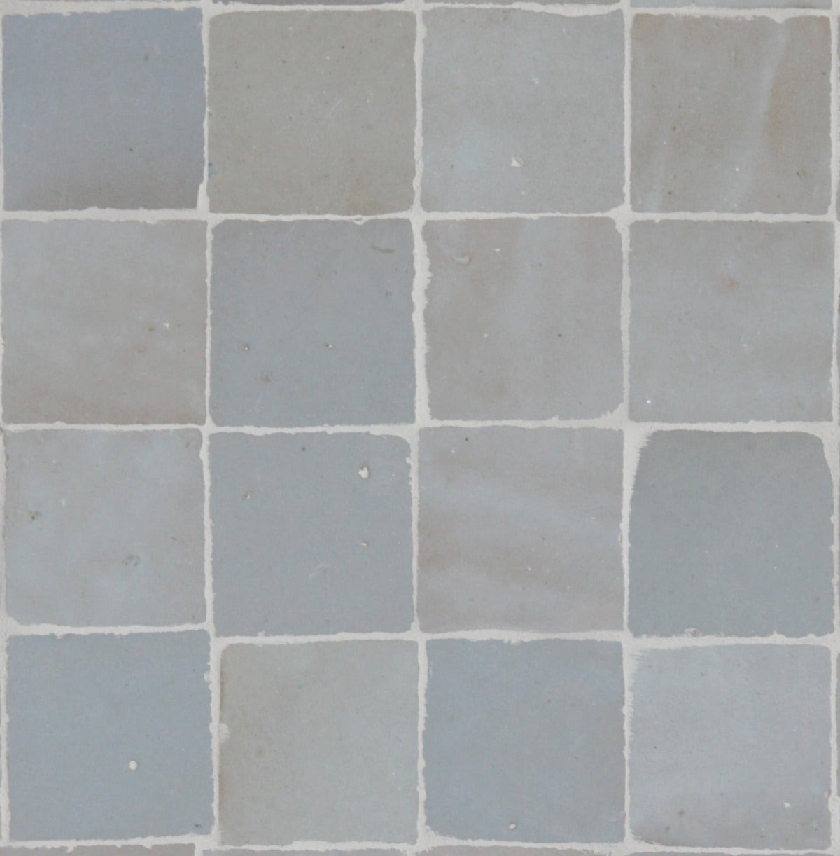 Moroccan Zellige Liston Mosaic Duck Egg Blue by Tiles of Ezra
