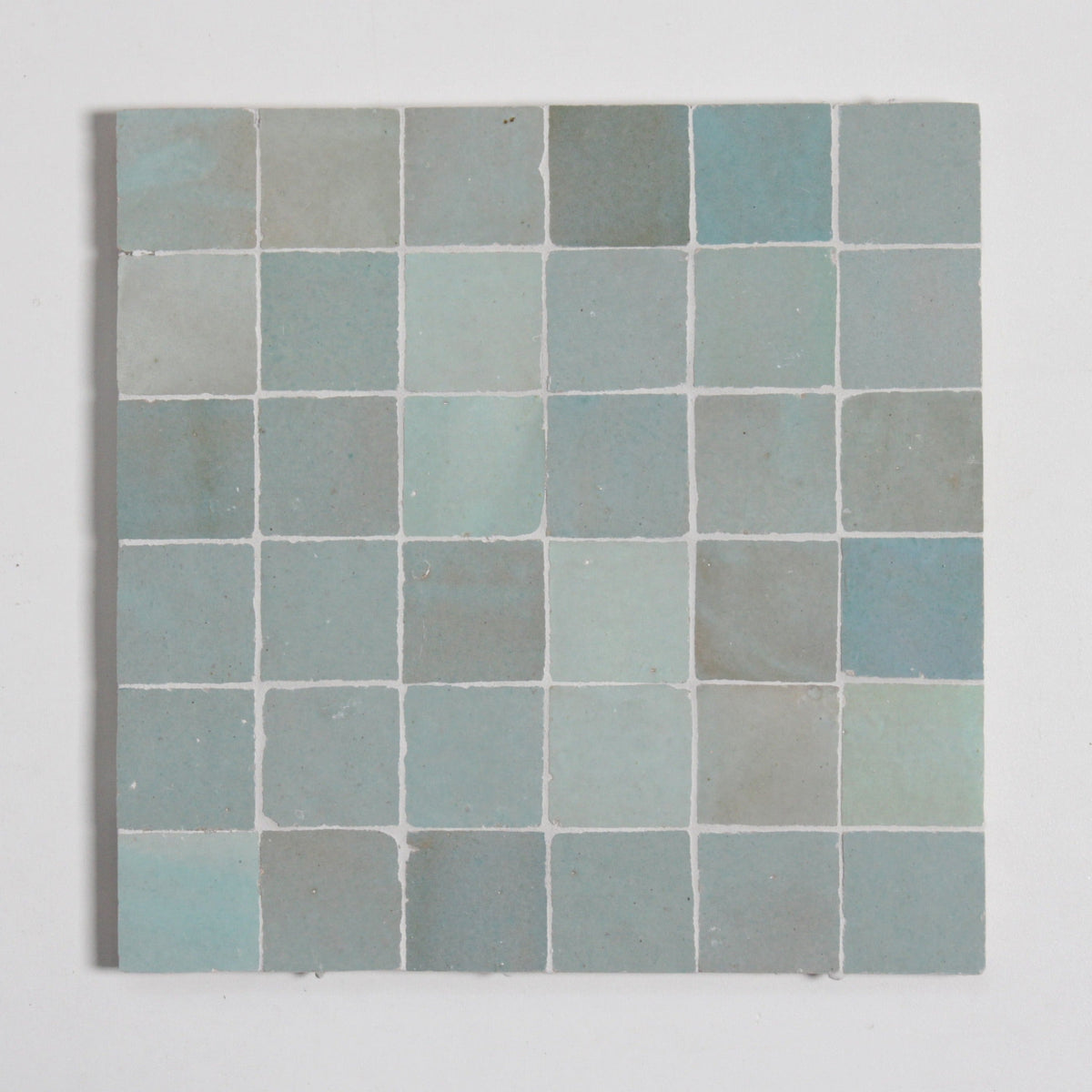 Moroccan Zellige Liston Mosaic Moss by Tiles of Ezra