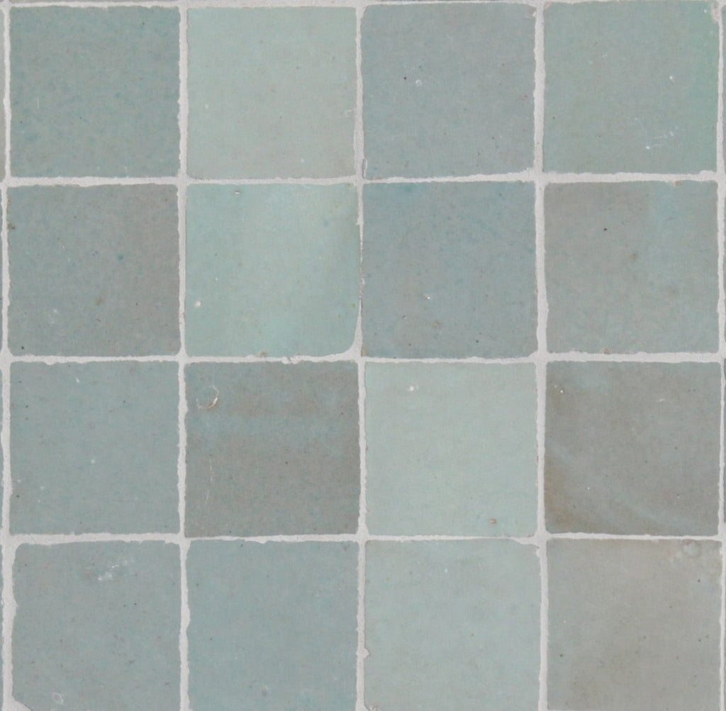 Moroccan Zellige Liston Mosaic Moss by Tiles of Ezra