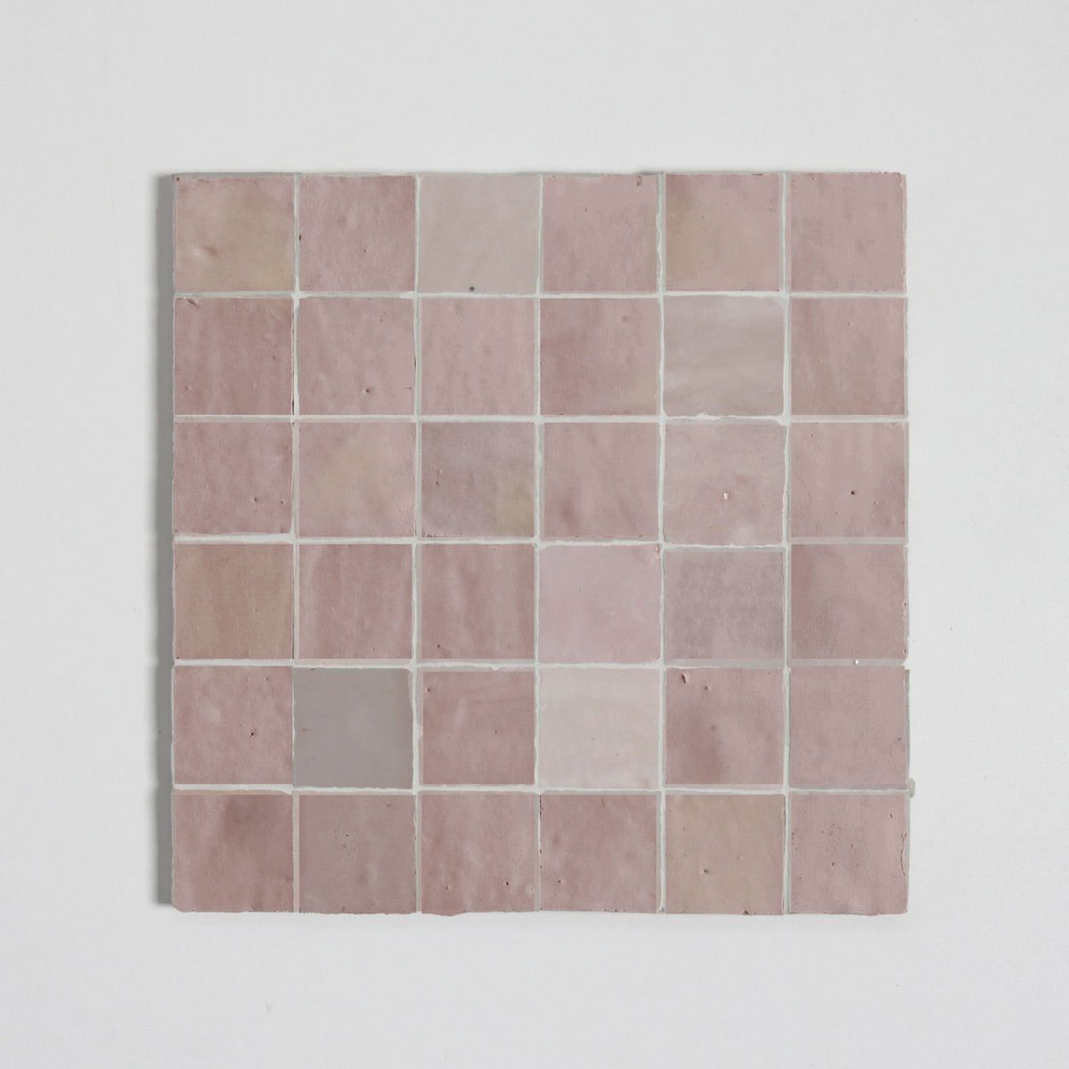 Moroccan Zellige Liston Mosaic Moroccan Pink by Tiles of Ezra