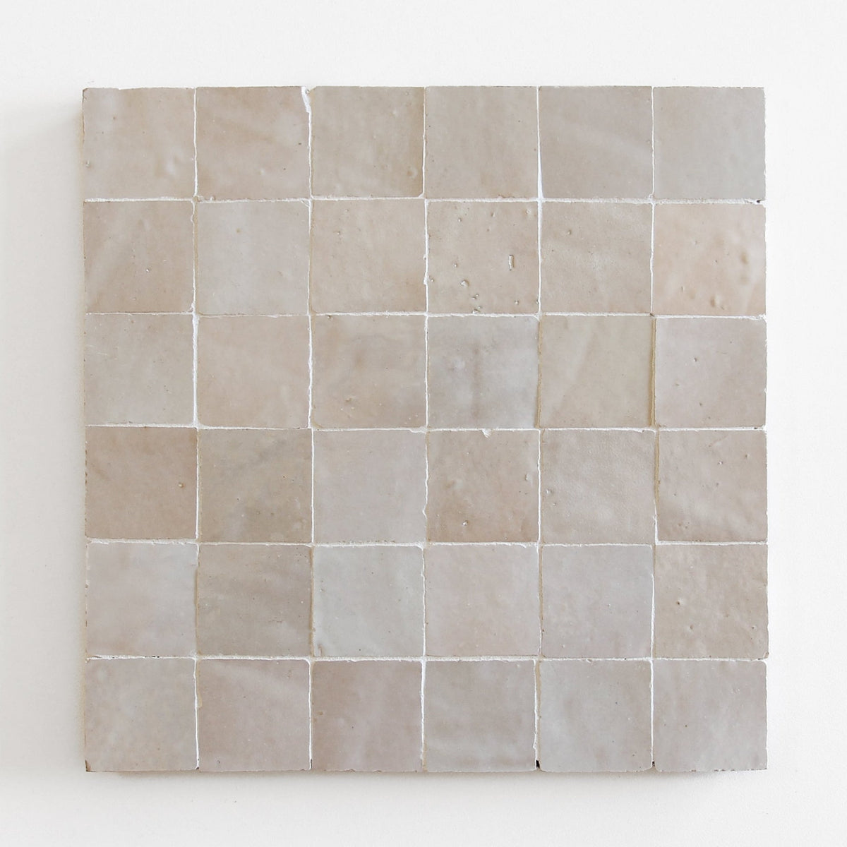 Moroccan Zellige Liston Mosaic Oat by Tiles of Ezra