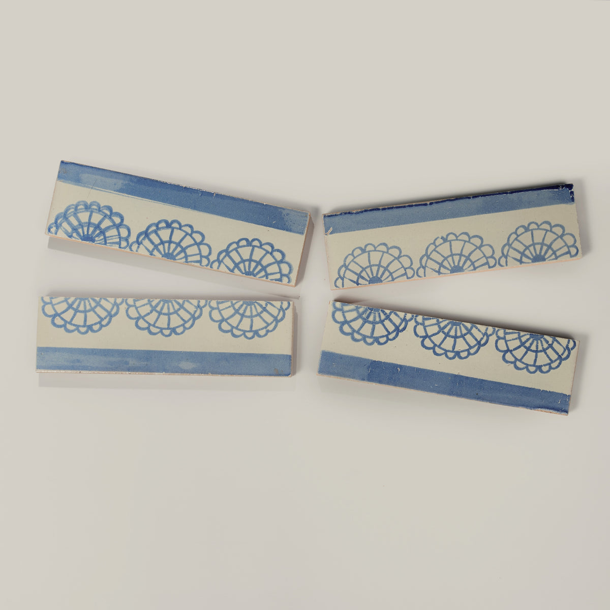 Amano Lace Azul Border by Tiles of Ezra