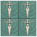 ARTO Palm Royale Back Stroke 1 - 6x6 — per piece