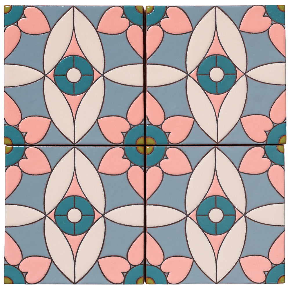 ARTO Palm Royale Moroccan Heart 2 - 6x6 — per piece