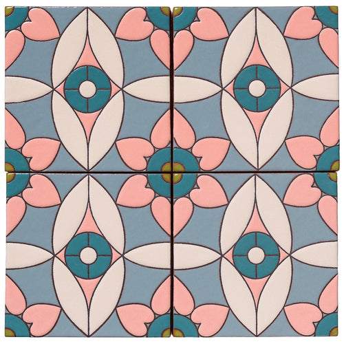 ARTO Palm Royale Moroccan Heart 2 - 6x6 — per piece