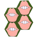 ARTO Palm Royale Pucker Up 2 - 6" Hexagon — per piece